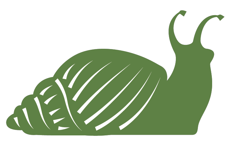 Green snail logo